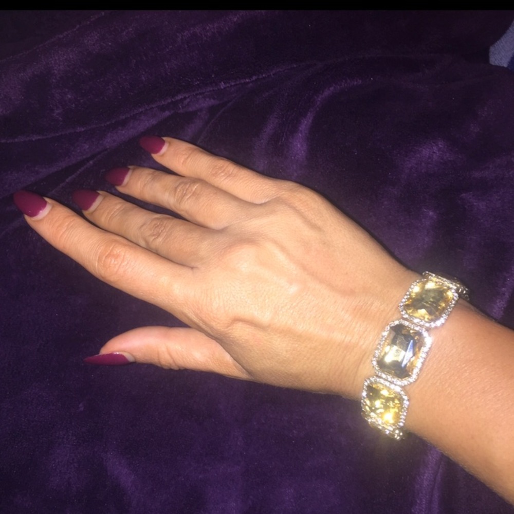 Crystal rhinestone bracelet
